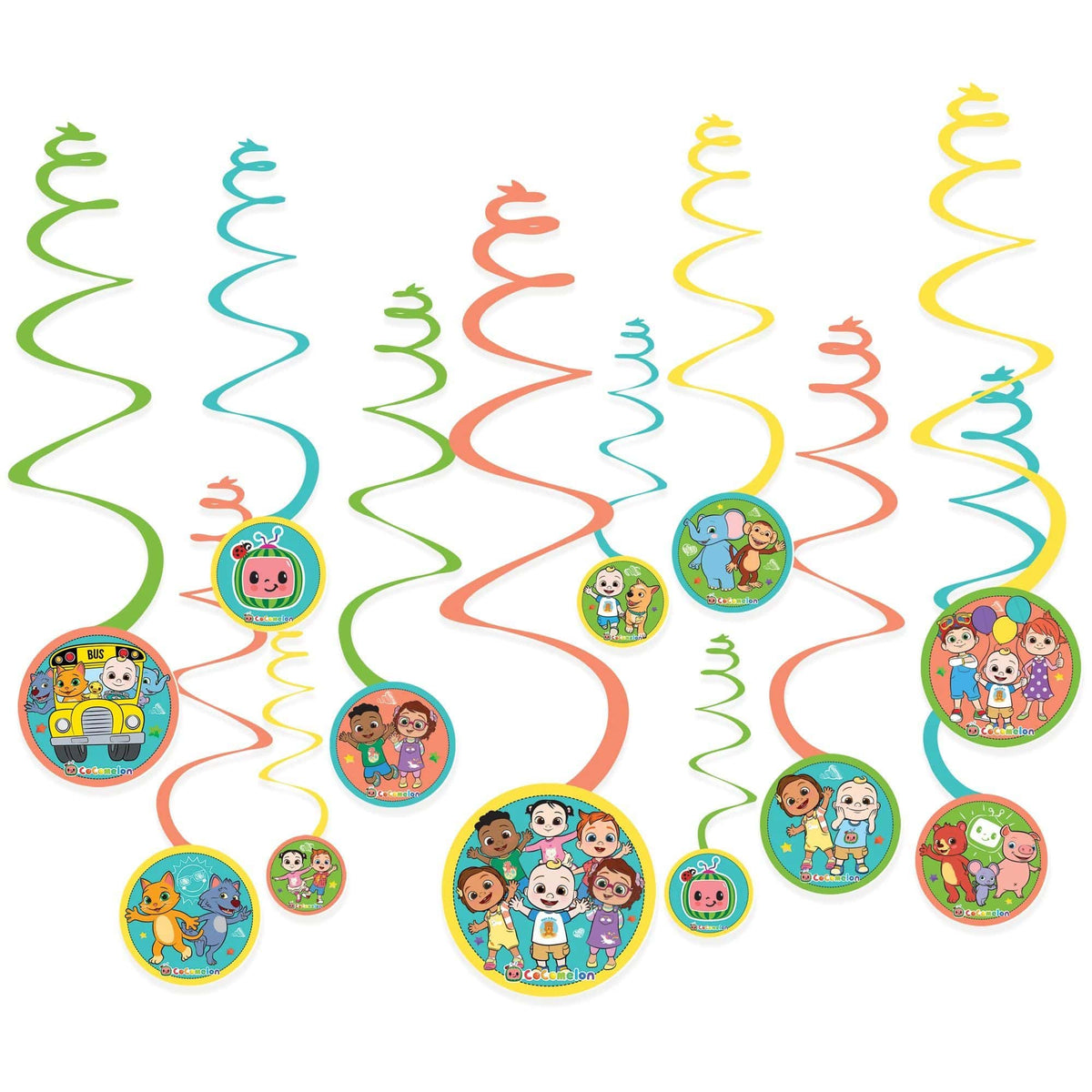  Encanto Spiral Hanging Decorations (Pack of 12) - Multicolor  Cardstock - Eye-catching & Festive Decor - Ideal for Birthdays, Parties, &  Home Celebrations : Home & Kitchen