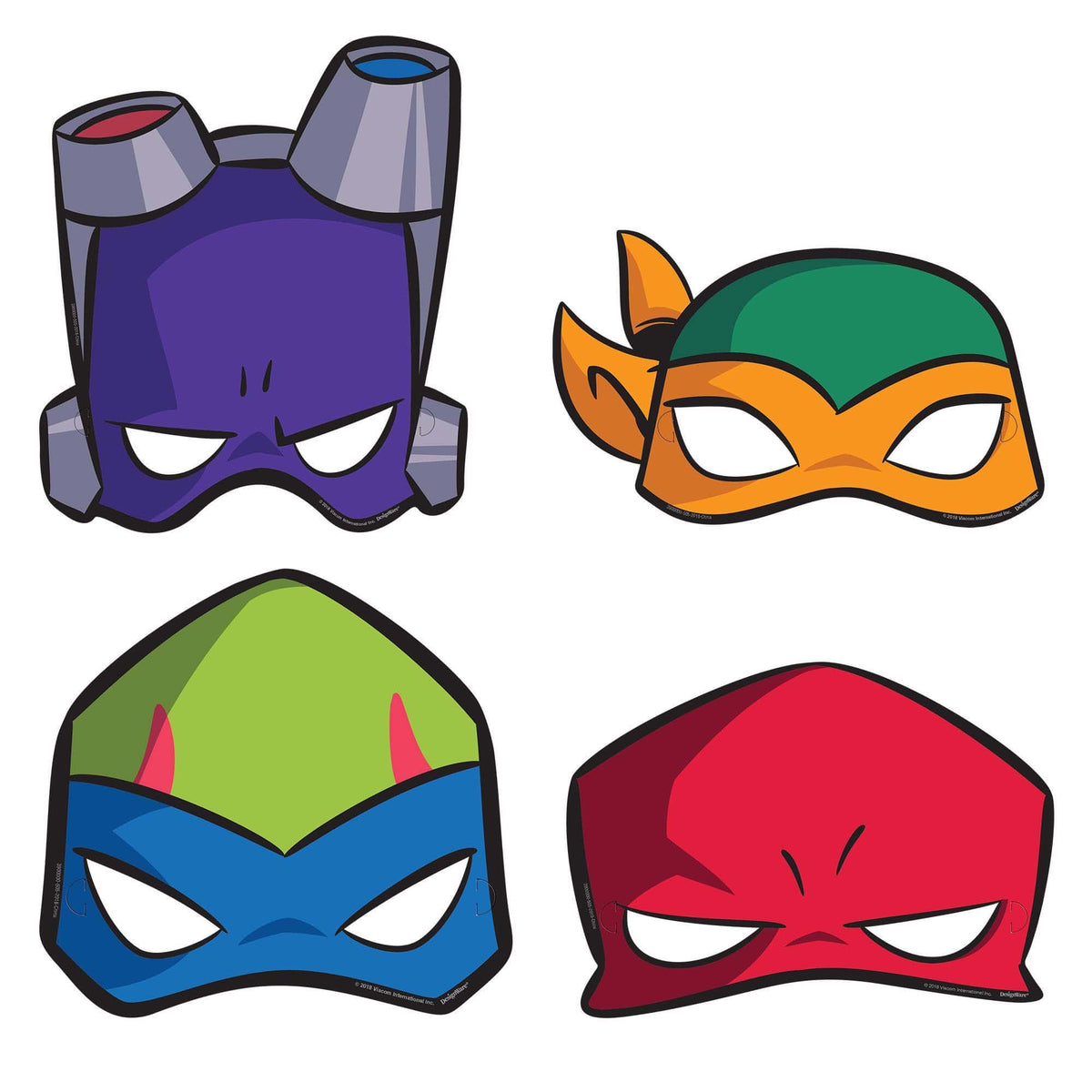 how to make a ninja turtle mask