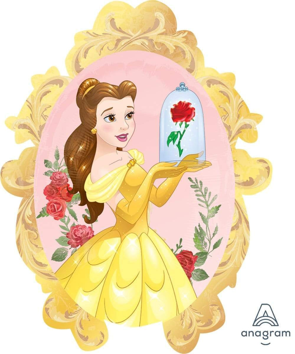 Beauty & the Beast Belle with Enchanted Rose 31″ Balloon – instaballoons  Wholesale