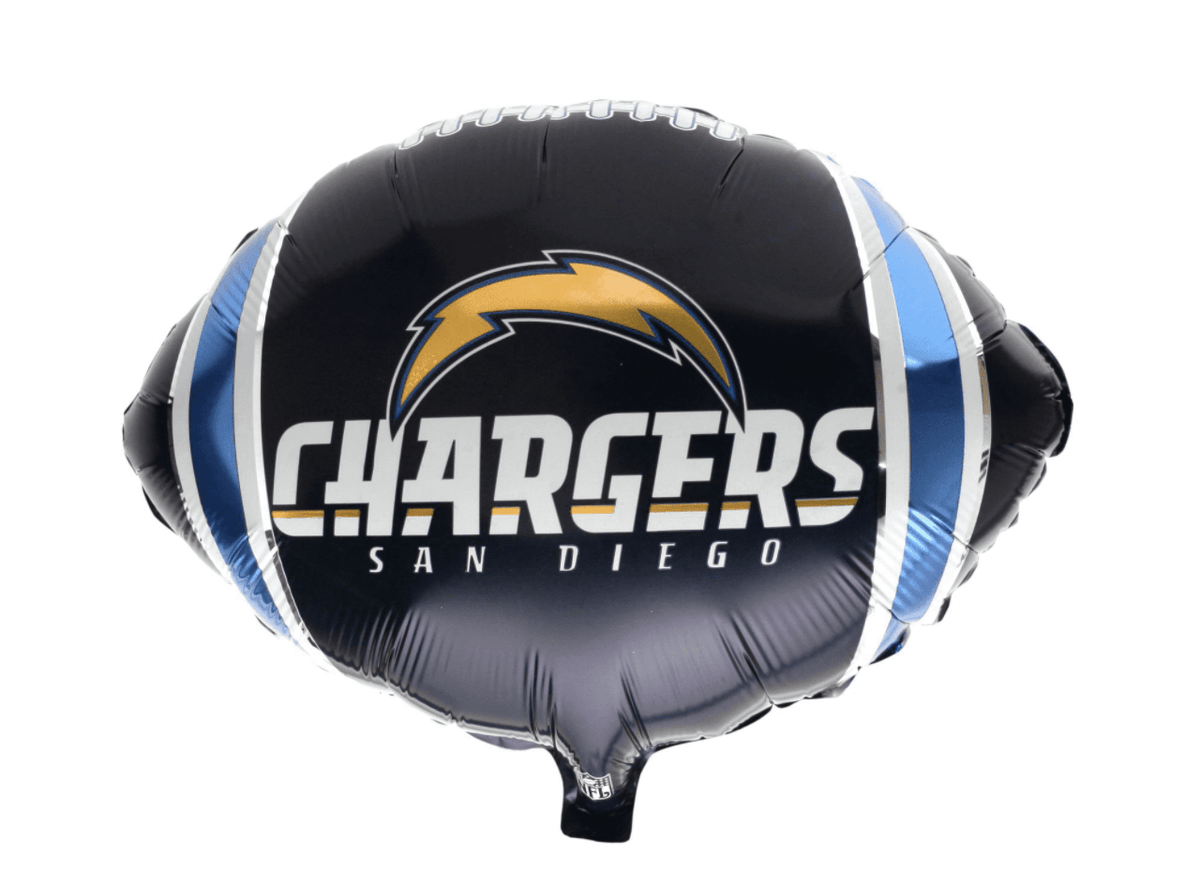 Los Angeles Chargers Football Foil Balloon