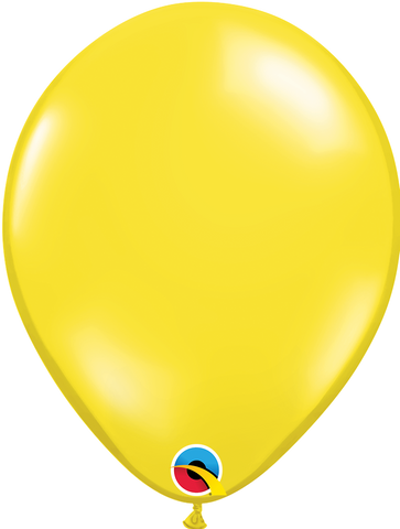 Citrine Yellow Latex Balloons by Qualatex