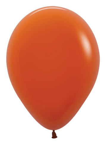 Deluxe Sunset Orange Latex Balloons by Sempertex