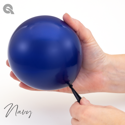 Navy Latex Balloons by Qualatex