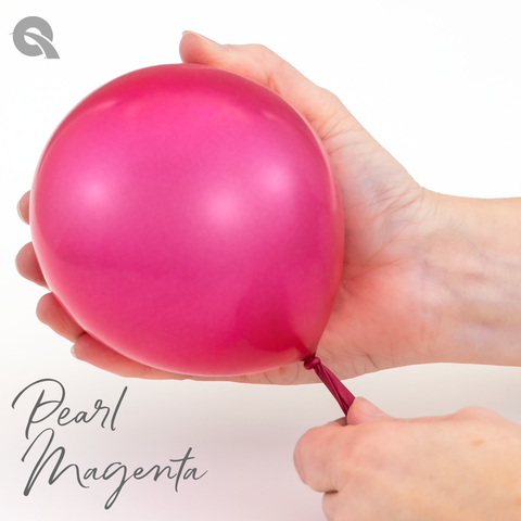 Pearl Magenta Latex Balloons by Qualatex