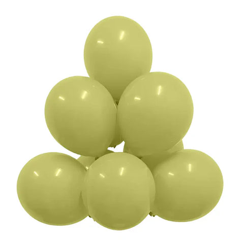 Pastel Yellow Latex Balloons by GloMex