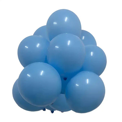 Baby Blue Latex Balloons in GloMex