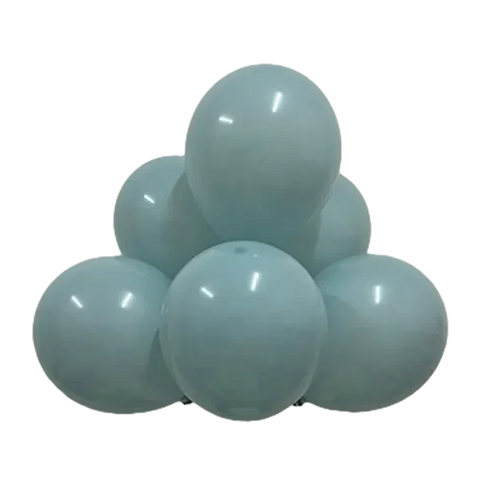 Matte Blue Latex Balloons by GloMex