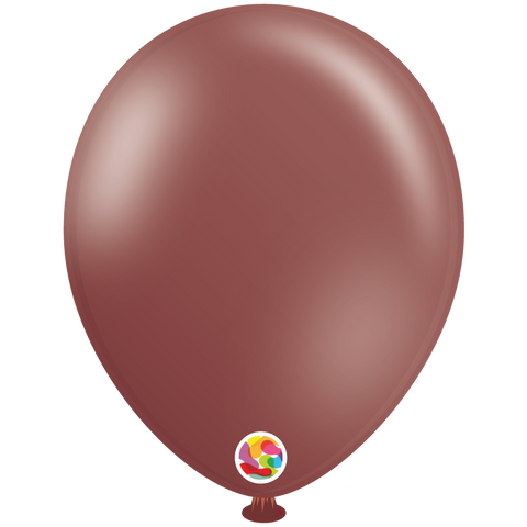 Chocolate Latex Balloons by Balloonia