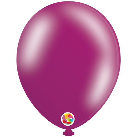 Metallic Fuchsia Latex Balloons by Balloonia