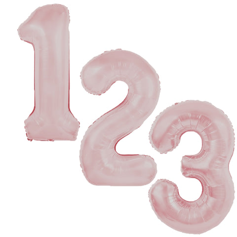 Baby Pink Numbers Party America