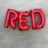 16" Red Letters & Numbers (Instaballoons)