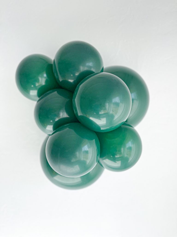 Crystal Emerald Green Latex Balloons by Tuftex