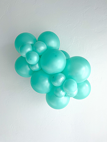 Metallic Seafoam Latex Balloons by Tuftex