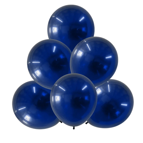 Night Blue Latex Balloons by GloMex