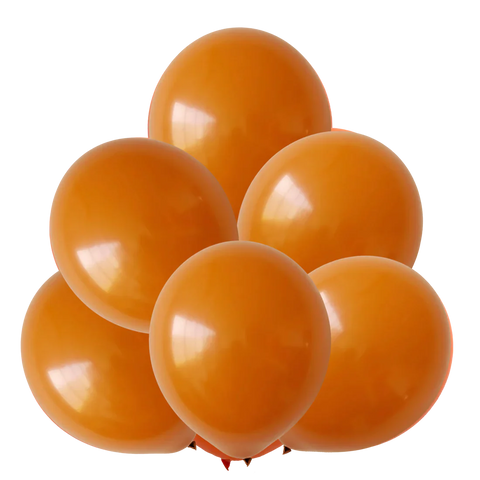 Hermes Orange Latex Balloons by GloMex