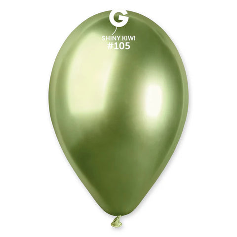 Shiny Kiwi Green Latex Balloons by Gemar