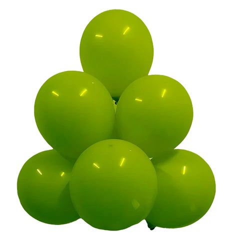 Olive Green Latex Balloons by GloMex