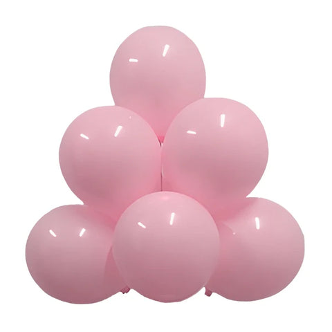 Pastel Pink Latex Balloons by GloMex