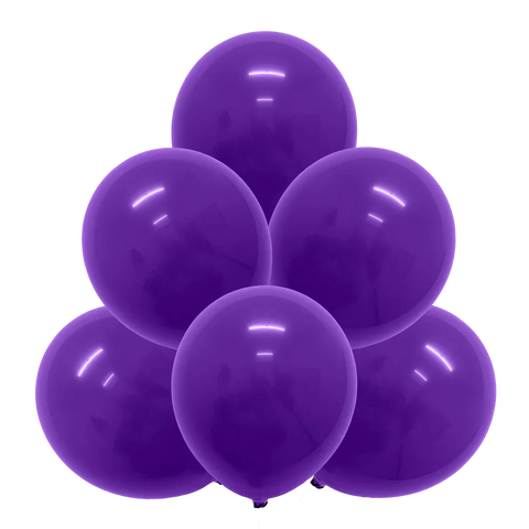 Purple Latex Balloons by GloMex