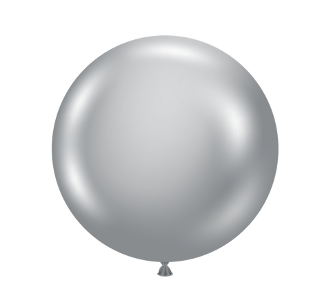 Silvery Effects Latex Balloons by Tuftex