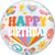 Bubble Birthday Retro 22" Balloon