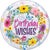 Bubble Birthday Wishes Floral 22" Balloon