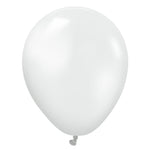 Kalisan Metallic Pearl White 5″ Latex Balloons (50 count)