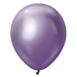 Kalisan Mirror Violet 12″ Latex Balloons (50 count)