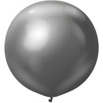 Kalisan Mirror Space Grey 24″ Latex Balloons (2 count)