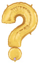 Gold Question Mark ? Symbol 34" Balloon