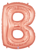 Rose Gold 34" Letter B Balloon