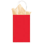 8X5X3 Kraft Bag - Red