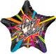 Birthday Rock Star 9" Air-fill Balloon (requires heat sealing)