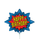 Superhero Birthday 14" Balloon