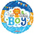 Baby Boy Jungle 9" Air-fill Balloon (requires heat sealing)