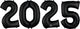 2025 Anagram Numbers Kit - Black 34″ Balloon