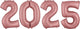 2025 Anagram Numbers Kit - Rose Gold 34″ Balloon