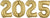 2025 Anagram Numbers Kit - White Gold 34″ Foil Balloon by Anagram from Instaballoons