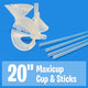 20″ Maxisticks Balloon Cups & Sticks Cups & Sticks - 25 Pack