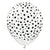 Kalisan Safari Cheetah - White W/ Black Ink 12″ Latex Balloons (25 count)