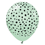 Kalisan Safari Cheetah - Macaron Green 12″ Latex Balloons (25 count)