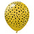 Kalisan Safari Cheetah - Mustard W/ Black Ink 12″ Latex Balloons (25 count)