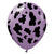 Kalisan Safari Cow - Lavender W/ Black Ink 12″ Latex Balloons (25 count)