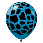 Kalisan Safari Giraffe - Deep Blue 12″ Latex Balloons (25 count)