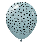 Kalisan Safari Cheetah - Storm W/ Black Ink 12″ Latex Balloons (25 count)