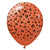 Kalisan Safari Leopard - Rust Orange W/ Black Ink 12″ Latex Balloons (25 count)