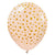 Kalisan Safari Cheetah - Blush W/ Gold Ink 12″ Latex Balloons (25 count)