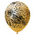 Kalisan Safari Mutant - Mirror Gold W/ Black Ink 12″ Latex Balloons (25 count)