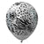 Kalisan Safari Mutant - Mirror Silver W/ Black Ink 12″ Latex Balloons (25 count)