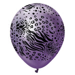 Kalisan Safari Mutant - Mirror Violet W/ Black Ink 12″ Latex Balloons (25 count)